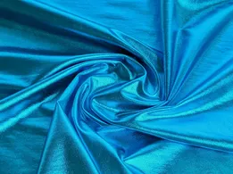 Трикотаж масло нарядне диско залите, бірюзово-блакитний (відріз 1,2 м) - інтернет-магазин tkani-atlas.com.ua
