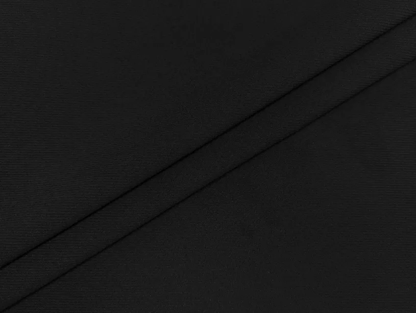 Біанка твіл стрейч чорний (відріз 1,2 м) - фото 1 - інтернет-магазин tkani-atlas.com.ua