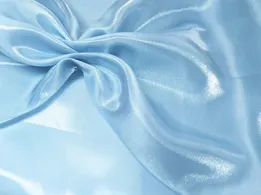 Органза матовая (воск) голубой (отрез 2 м) - интернет-магазин tkani-atlas.com.ua