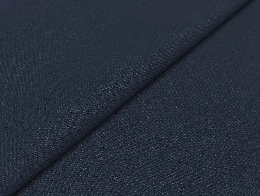 Джинс однотонний синій джинсовий (відріз 2 м) - фото 1 - інтернет-магазин tkani-atlas.com.ua