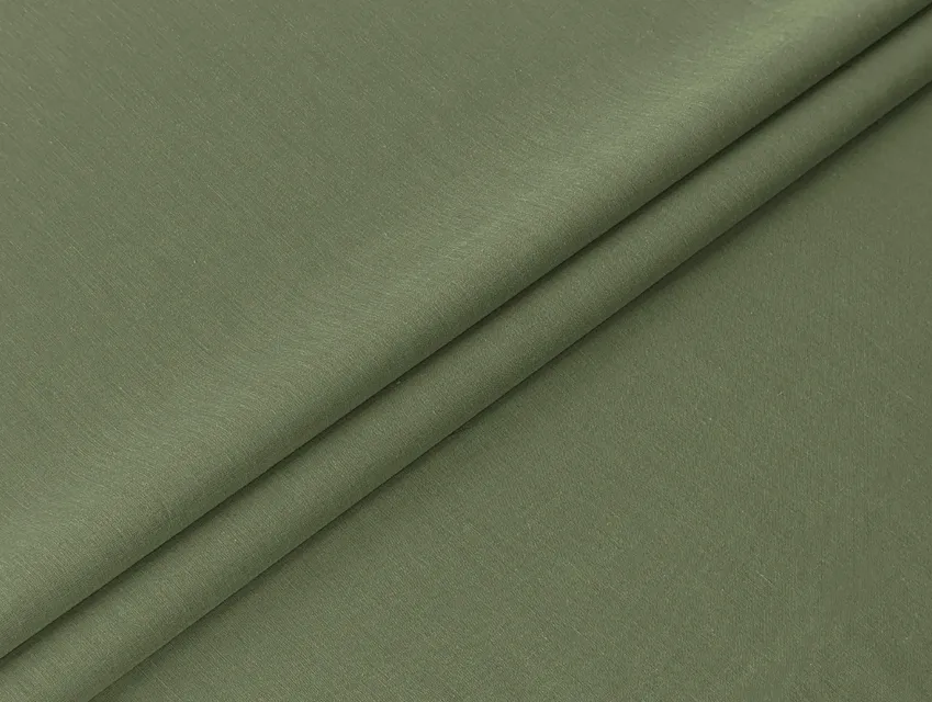 Батист зелена олива (відріз 0,8 м) - фото 1 - інтернет-магазин tkani-atlas.com.ua