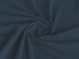 Муслин двухслойный однотонный, темно-синий (отрез 0,3 м) - интернет-магазин tkani-atlas.com.ua
