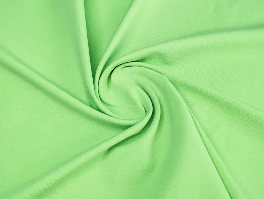 Трикотаж хлопок зеленое яблоко (отрез 2,8 м) - фото 1 - интернет-магазин tkani-atlas.com.ua