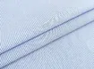 Котон рубашка смужка 1 мм, блакитний з білим - інтернет-магазин tkani-atlas.com.ua