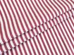 Коттон рубашка полоска 5 мм, красный с белым - интернет-магазин tkani-atlas.com.ua