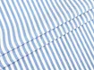 Коттон рубашка полоска 5 мм, голубой с белым - интернет-магазин tkani-atlas.com.ua