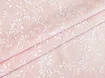 Льон котон лакр листяне плетіння, персиково-рожевий - інтернет-магазин tkani-atlas.com.ua