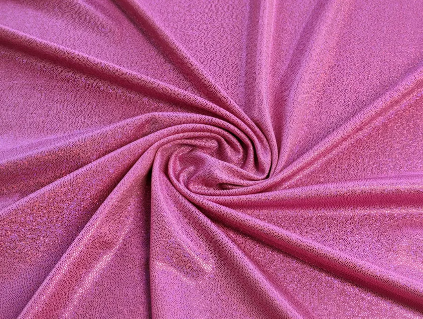 Трикотаж масло нарядне голограма крапка, малиновий (відріз 2,9 м) - фото 1 - інтернет-магазин tkani-atlas.com.ua