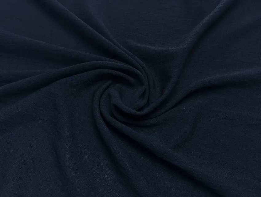 Льон Бохо темно-синій (відріз 1 м) - фото 1 - інтернет-магазин tkani-atlas.com.ua