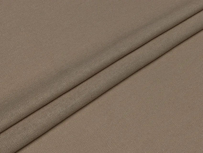 Льон стрейч з віскозою капучино (відріз 1,8 м) - фото 1 - інтернет-магазин tkani-atlas.com.ua