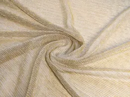 Сетка гофре с люрексом светлое золото (отрез 1,4 м) - интернет-магазин tkani-atlas.com.ua