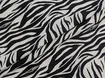 Льон з віскозою зебра, чорний на бежевому - інтернет-магазин tkani-atlas.com.ua
