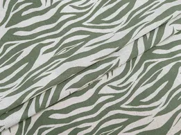 Льон з віскозою зебра, світла олива - інтернет-магазин tkani-atlas.com.ua