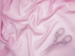 Шифон Вінді уцінка (недолік), ніжно-рожевий (відріз 2,6 м) - інтернет-магазин tkani-atlas.com.ua