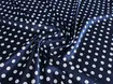 Шовк сатин горох 10 мм, темно-синій (відріз 1,6 м) - інтернет-магазин tkani-atlas.com.ua