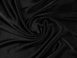 Атлас сатин чорний (відріз 0,5 м) - інтернет-магазин tkani-atlas.com.ua