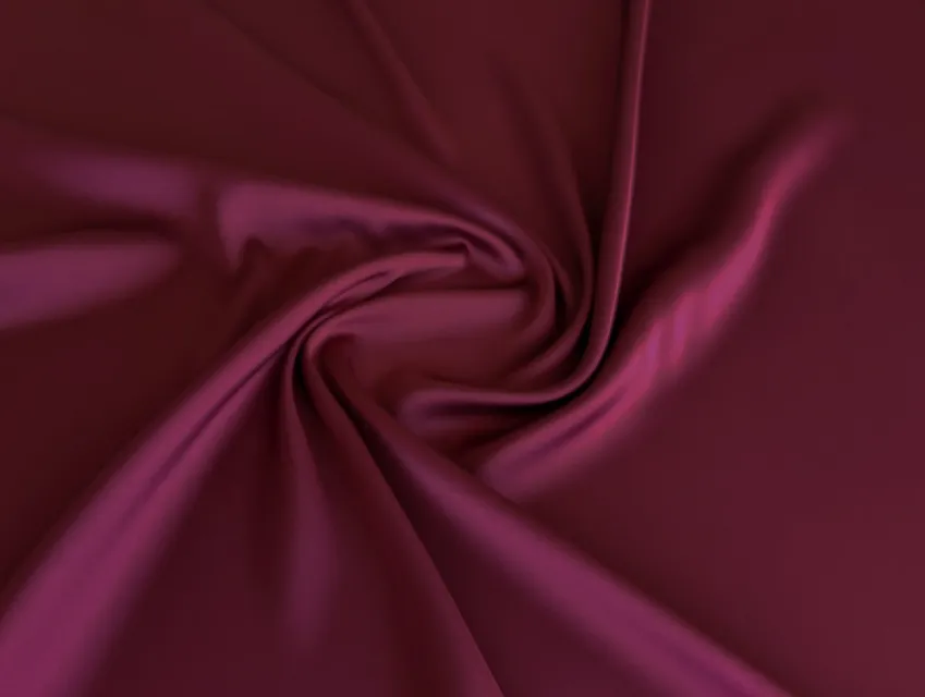 Шовк сатин бордовий (відріз 2,4 м) - фото 1 - інтернет-магазин tkani-atlas.com.ua