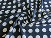Штапель нейлон горох 25 мм, темно-синий (отрез 1 м) - интернет-магазин tkani-atlas.com.ua