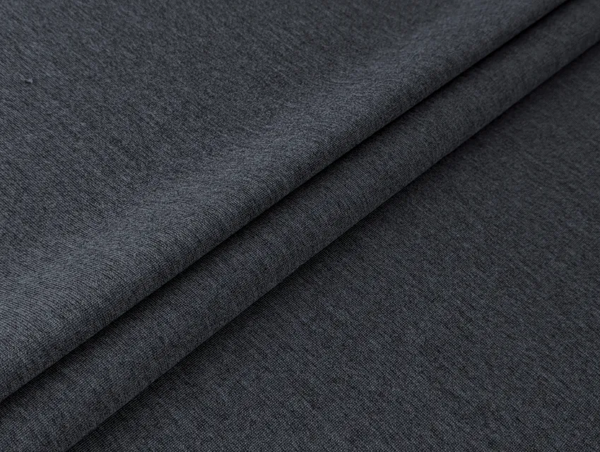 Оптимус трикотаж (Алекс) меланжевый, темно-серый (отрез 1,1 м) - фото 1 - интернет-магазин tkani-atlas.com.ua