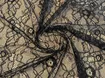 Кружево Венеция цветочная нежность, черный (отрез 0,8 м) - интернет-магазин tkani-atlas.com.ua