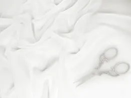 Шифон Вінді молочний (відріз 1,9 м) - інтернет-магазин tkani-atlas.com.ua