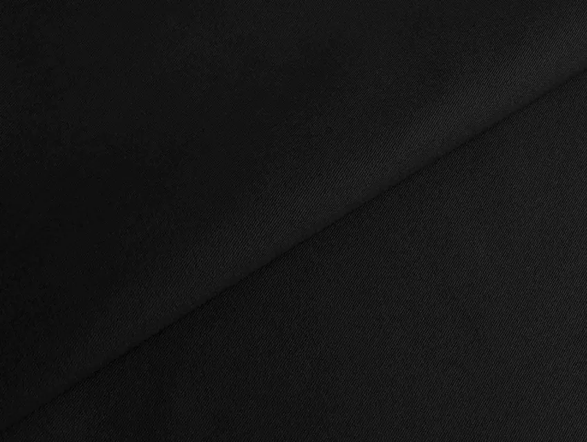 Плотный коттон твил черный - фото 1 - интернет-магазин tkani-atlas.com.ua