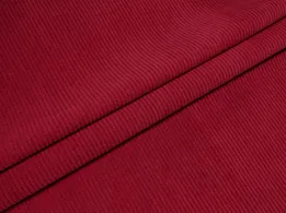 Вельвет стрейч темно-красный (отрез 1,9 м) - интернет-магазин tkani-atlas.com.ua