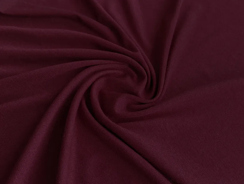 Вискозный трикотаж бордо (отрез 1,6 м) - фото 1 - интернет-магазин tkani-atlas.com.ua