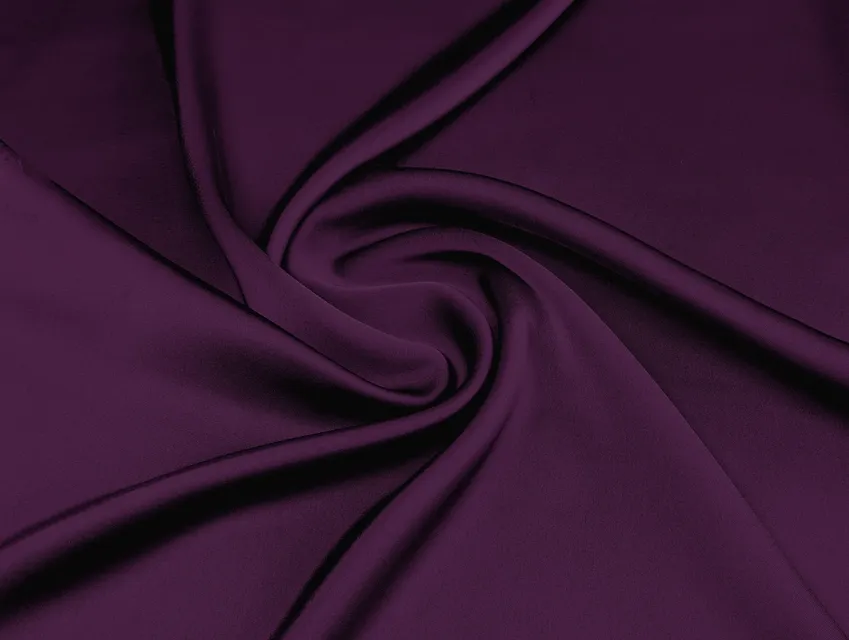 Армані Париж (Атлас двосторонній) темний бузковий (відріз 2,4 м) - фото 1 - інтернет-магазин tkani-atlas.com.ua