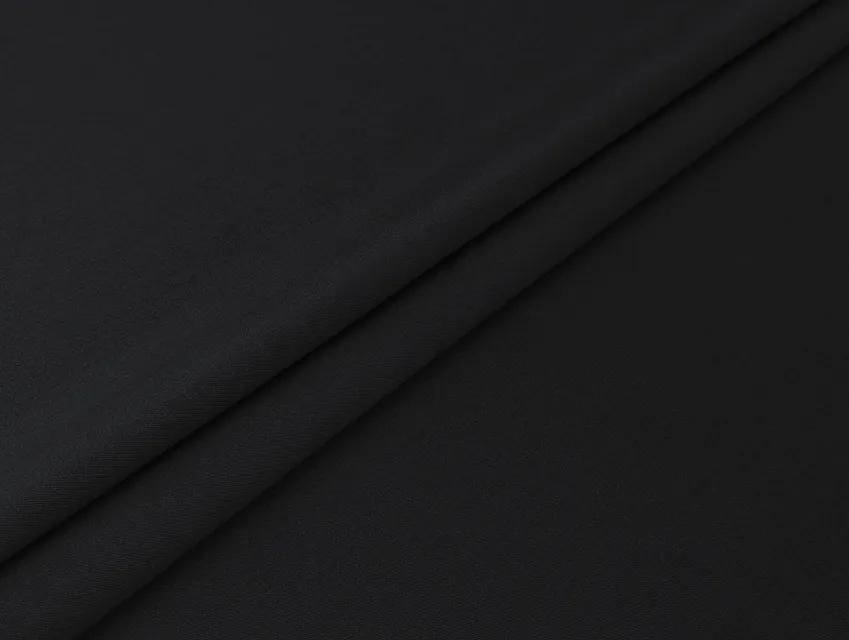 Костюмка Франт уценка (брак), черный (отрез 0,8 м) - фото 1 - интернет-магазин tkani-atlas.com.ua