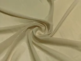 Шифон однотонний натуральний бежевий (відріз 1,5 м) - інтернет-магазин tkani-atlas.com.ua