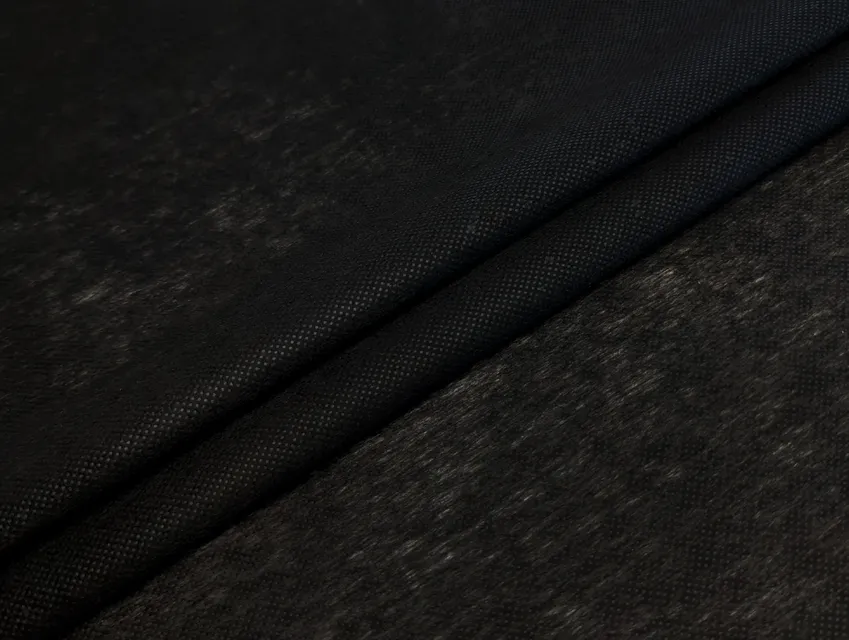 Флізелін чорний (відріз 1,3 м) - фото 1 - інтернет-магазин tkani-atlas.com.ua