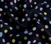 Американський креп малюнок різнокольорові горошки, темно-синій (відріз 0,7 м) - фото 3 - інтернет-магазин tkani-atlas.com.ua