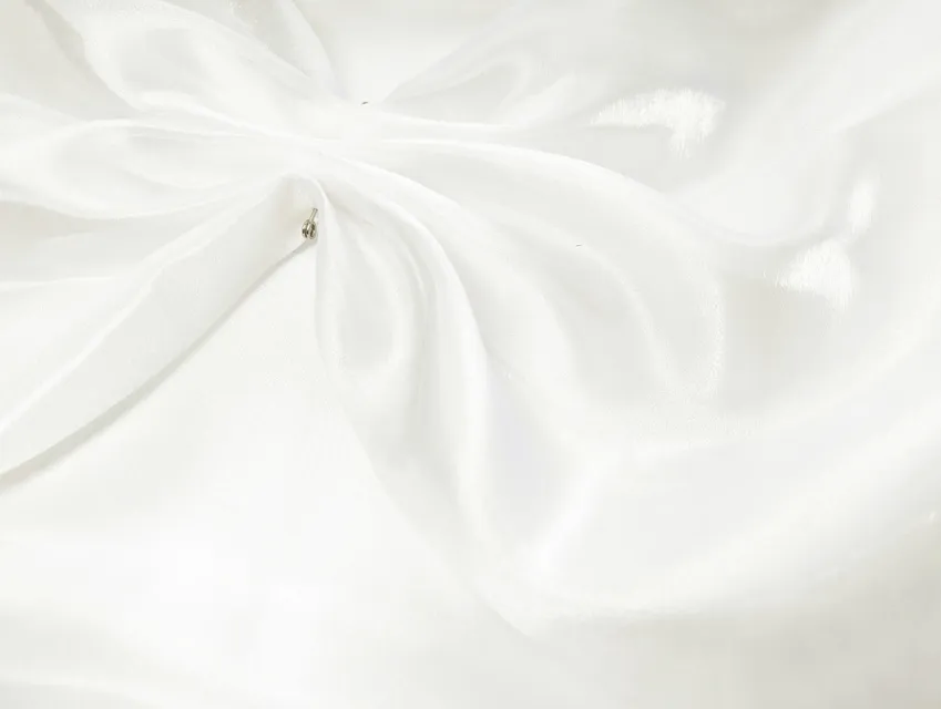 Органза матова (віск) айворі (відріз 1,2 м) - фото 1 - інтернет-магазин tkani-atlas.com.ua