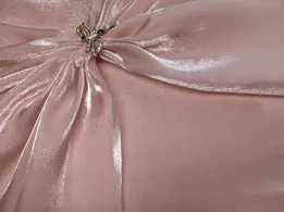 Органза шовковиста чайна троянда (відріз 2,6 м) - інтернет-магазин tkani-atlas.com.ua