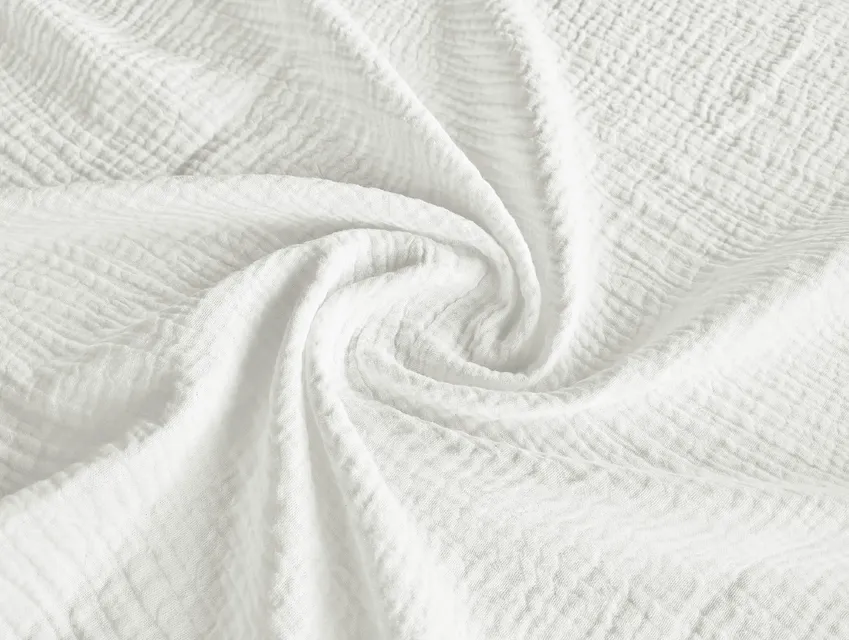 Муслін двошаровий молочний (відріз 0,9 м) - фото 1 - інтернет-магазин tkani-atlas.com.ua