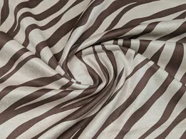 Замша принтована сафарі, коричневий на бежевому (відріз 0,4 м) - інтернет-магазин tkani-atlas.com.ua