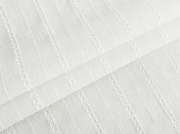 Коттон прошва полоска, молочный - интернет-магазин tkani-atlas.com.ua