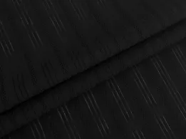 Коттон прошва полоска широкая, черный - интернет-магазин tkani-atlas.com.ua