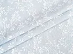 Лен коттон лакр лиственное плетение, пыльный голубой (отрез 1,4 м) - интернет-магазин tkani-atlas.com.ua