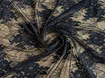 Кружево Венеция черный (отрез 0,3 м) - интернет-магазин tkani-atlas.com.ua
