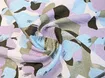 Льон бохо рисунок пятнистая абстракция, лаванда - интернет-магазин tkani-atlas.com.ua