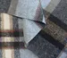 Рубашечная с ворсом клетка 270 мм, бежевый на молочном - фото 3 - интернет-магазин tkani-atlas.com.ua