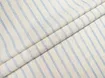 Лен вискоза полоска 5 мм, голубой на молочном (отрез 0,4 м) - интернет-магазин tkani-atlas.com.ua