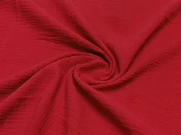 Муслин двухслойный красный рубин (отрез 1,8 м) - интернет-магазин tkani-atlas.com.ua