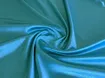 Атлас однотонный глубокий бирюзовый (отрез 2,5 м) - интернет-магазин tkani-atlas.com.ua