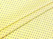 Котон горошки 4 мм, бузковий на жовтому - інтернет-магазин tkani-atlas.com.ua