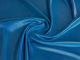 Атлас тонкий темно-блакитний (відріз 2,1 м) - інтернет-магазин tkani-atlas.com.ua
