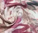 Льон бохо рисунок всплеск кисти, бежево-розовый (отрез 1,7 м) - фото 2 - интернет-магазин tkani-atlas.com.ua