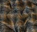 Трикотаж тёплый клетка, серо-черный с горчичным (отрез 0,9 м) - фото 2 - интернет-магазин tkani-atlas.com.ua